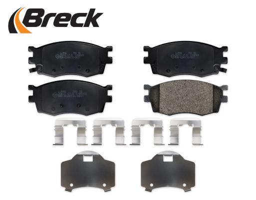 Placute frana BRECK 250190070200